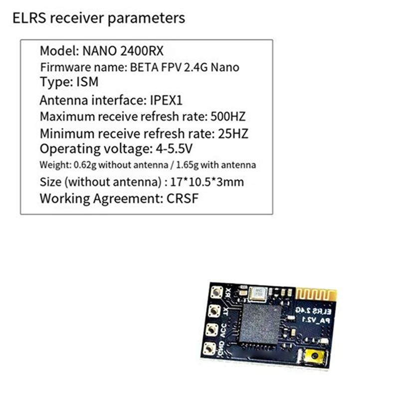 Fpv Drone Antenna - CYGJ-10PCS ELRS 2.4Ghz Ontvanger NANO Expresslrs