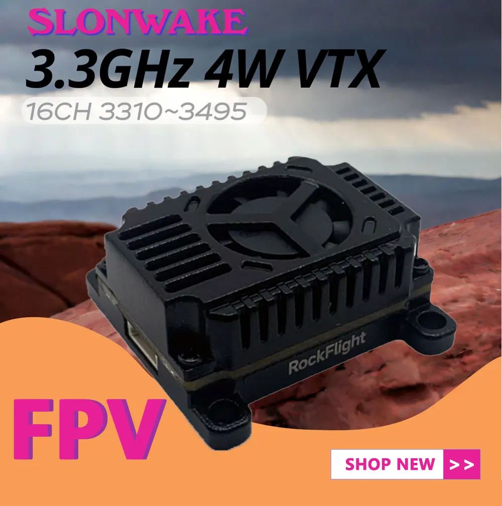 SLONWAKE FPV 3.3G 16CH 4000mW  - Fpv Drone Transmitter recensie en prijs