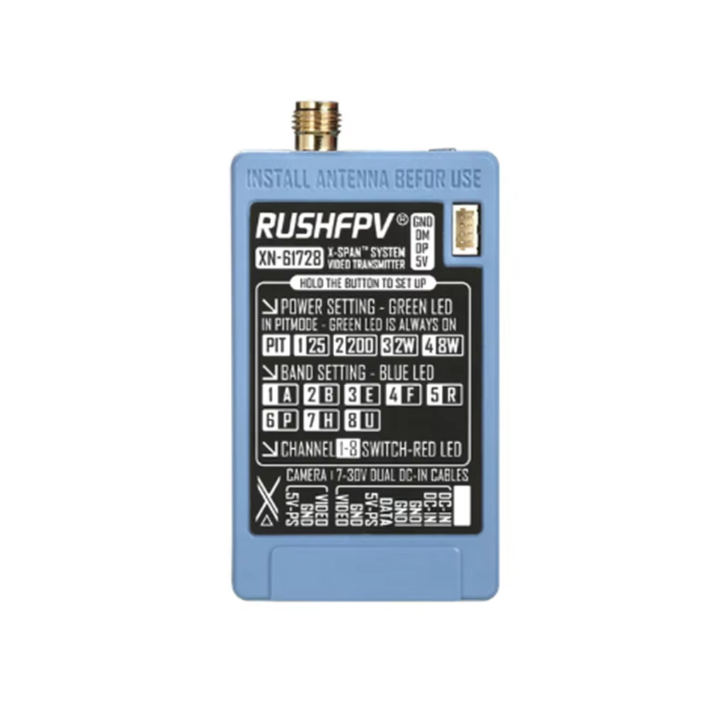 RUSHFPV 6.1‑7.2G 8W X61728 VTX - Fpv Drone Antenna recensie en prijs