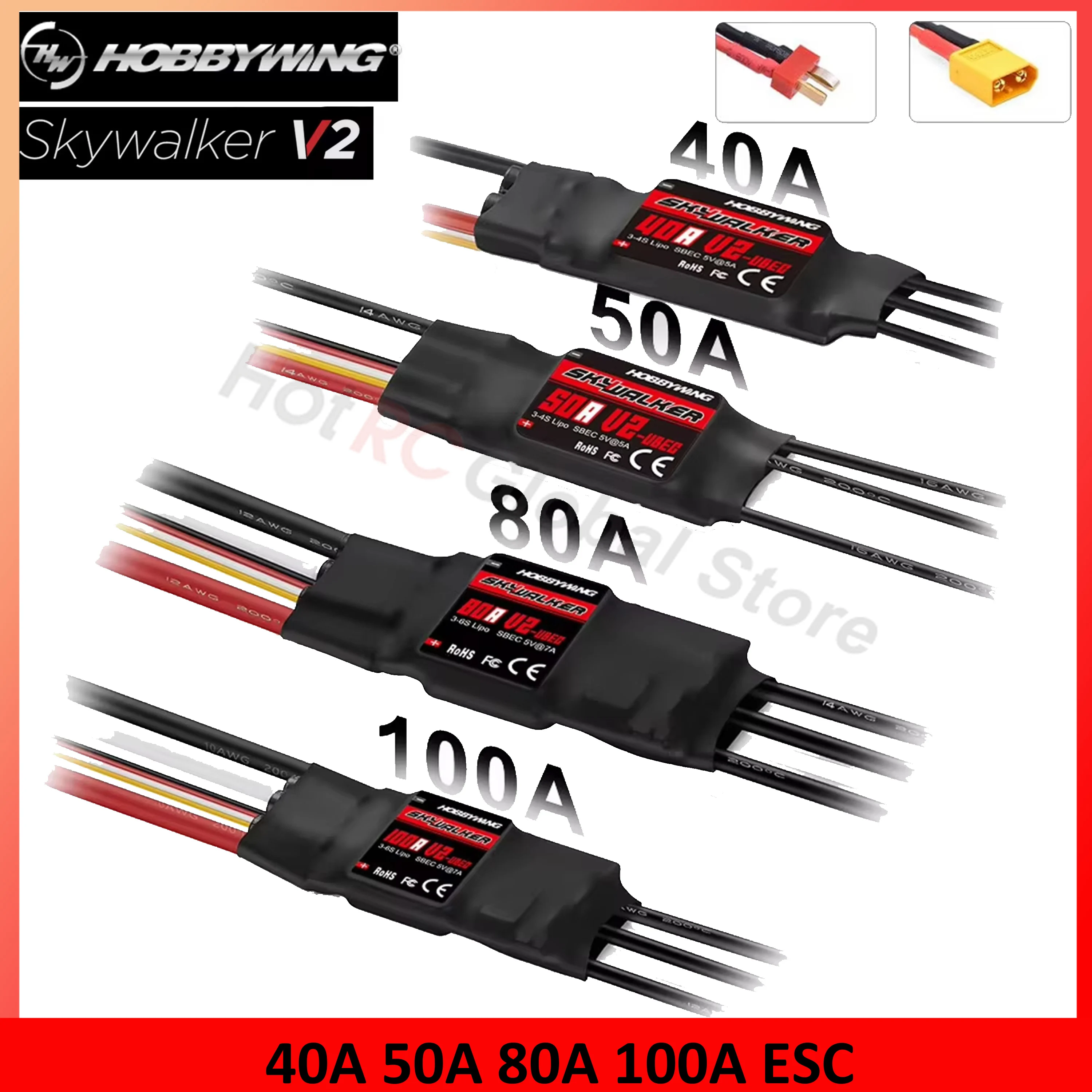 Hobbywing Skywalker V2 Series  - Fpv Drone Esc recensie en prijs