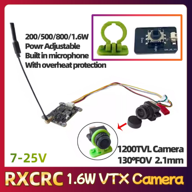 RXCRC 5.8G Module 48CH 1.6W VT - Fpv Drone Camera recensie en prijs