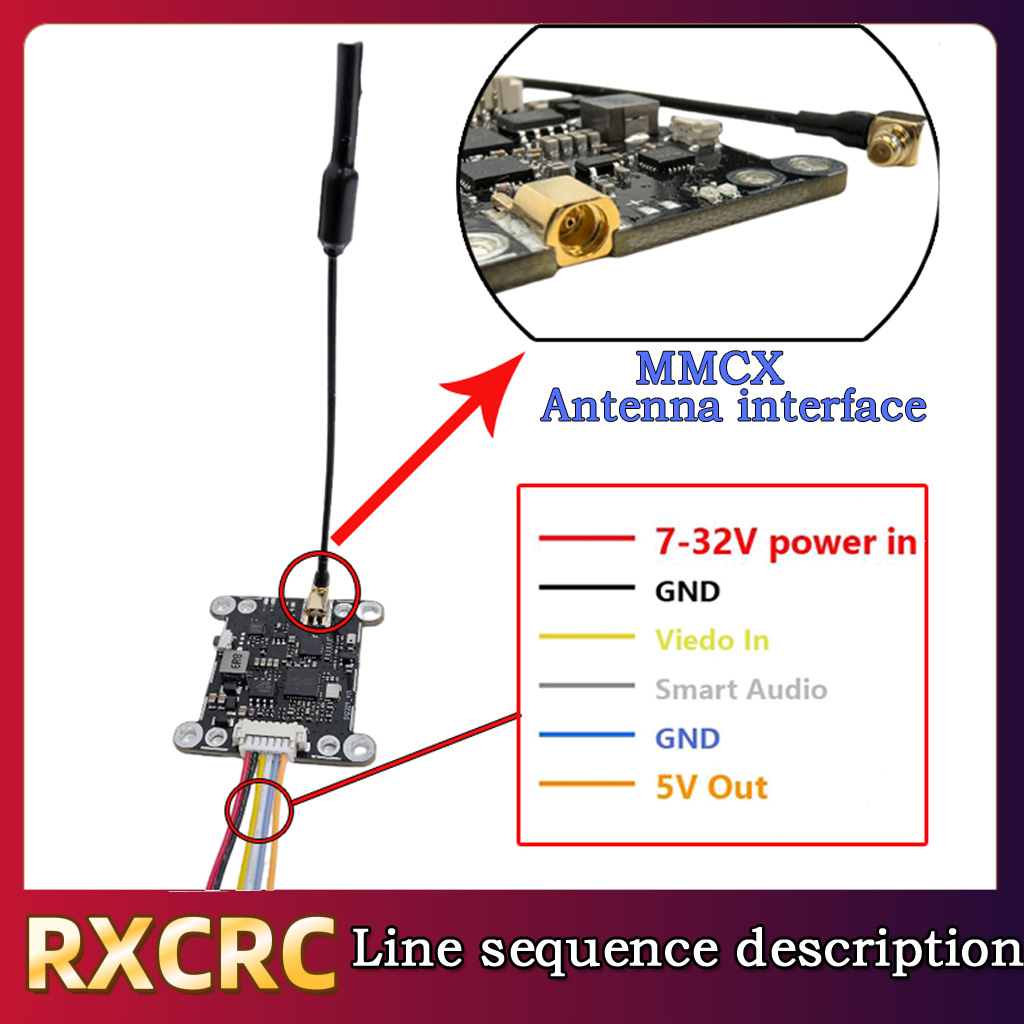 RXCRC 5.8G Module 48CH 1.6W VT - Fpv Drone Camera recensie en prijs