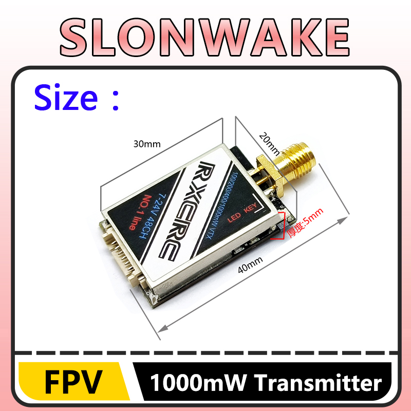 SLONWAKE 5.8G 48CH 1W VTX 100/ - Fpv Drone Camera recensie en prijs